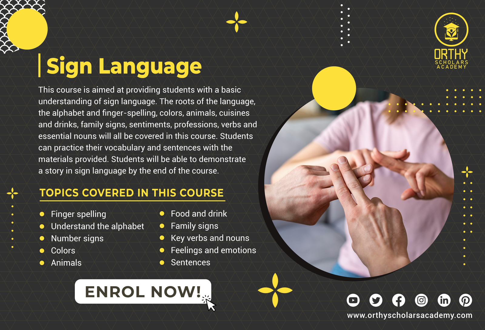 Sign Language Communication Bootcamp